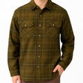Dickies Water Repellent Fleece-Lined Flannel Shirt Jacket – Olive Green Plaid